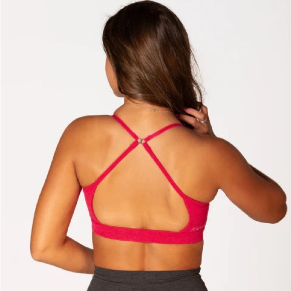 Ptula Barepro Simple Bare Sports Bra - Bombshell Pink - Picture 2 of 6